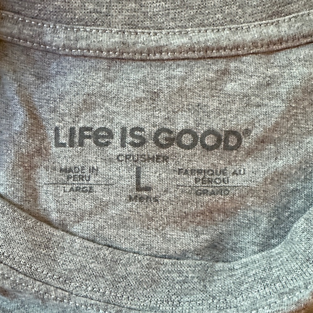 Life is good Men's Need Glasses/Beer T- Shirt Sleeve Tee - Picture 2 of 2